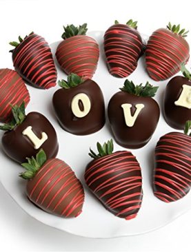 Half Dozen LOVE Chocolate Covered Strawberries