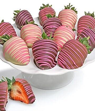 Pink Fusion Chocolate Covered Strawberries
